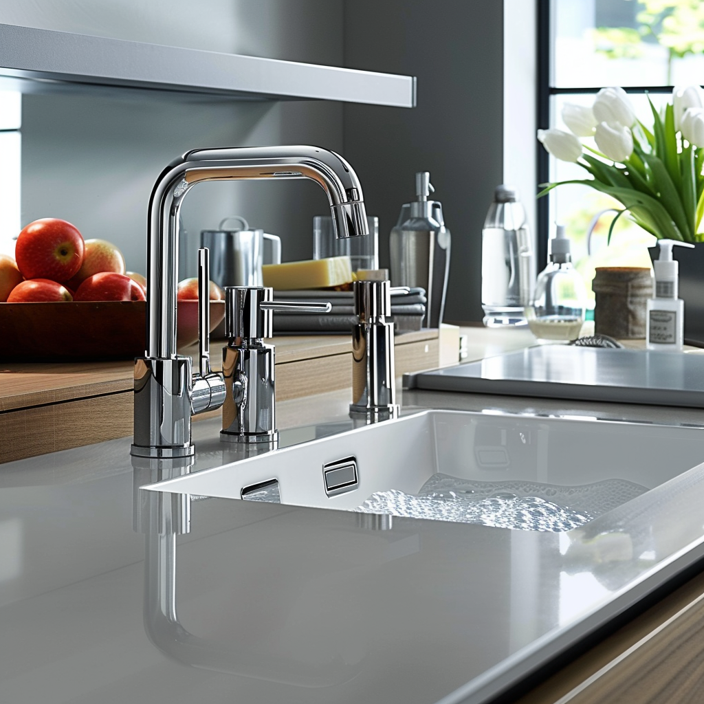 Каждая хозяйка знает, насколько важно поддерживать чистоту и порядок на кухне, особенно в зоне мойки.-7