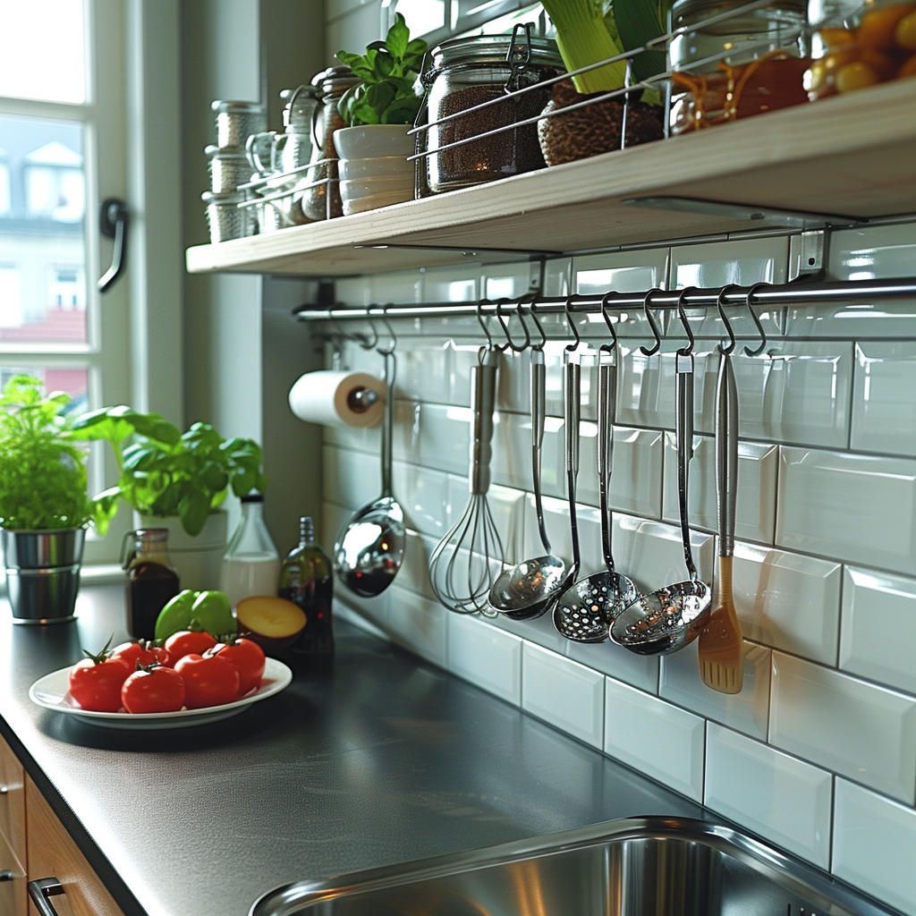 Каждая хозяйка знает, насколько важно поддерживать чистоту и порядок на кухне, особенно в зоне мойки.-8