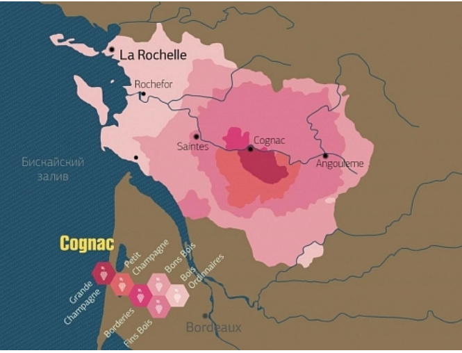 Коньяк и субзоны, о которых расскажу чуть ниже 