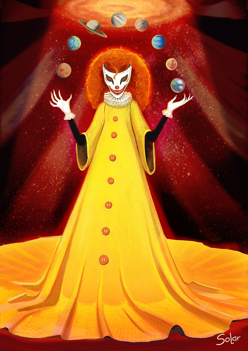 В создании это арта, ни один не ИИ не участвовал