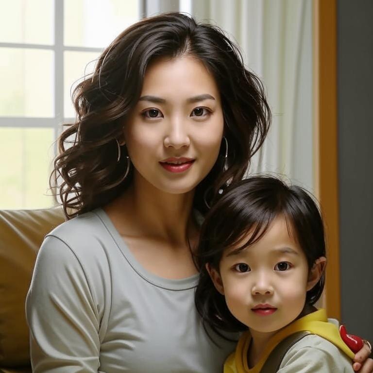 Мама в Корее