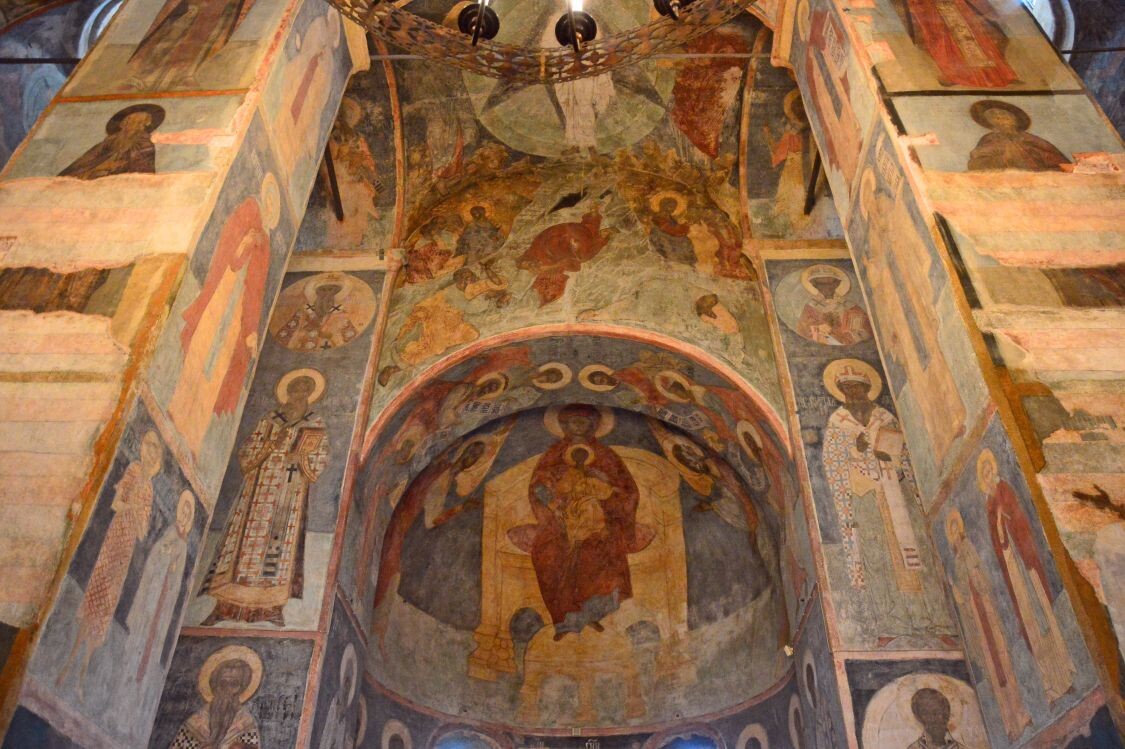Фрески собора Спасо-Преображенского монастыря 