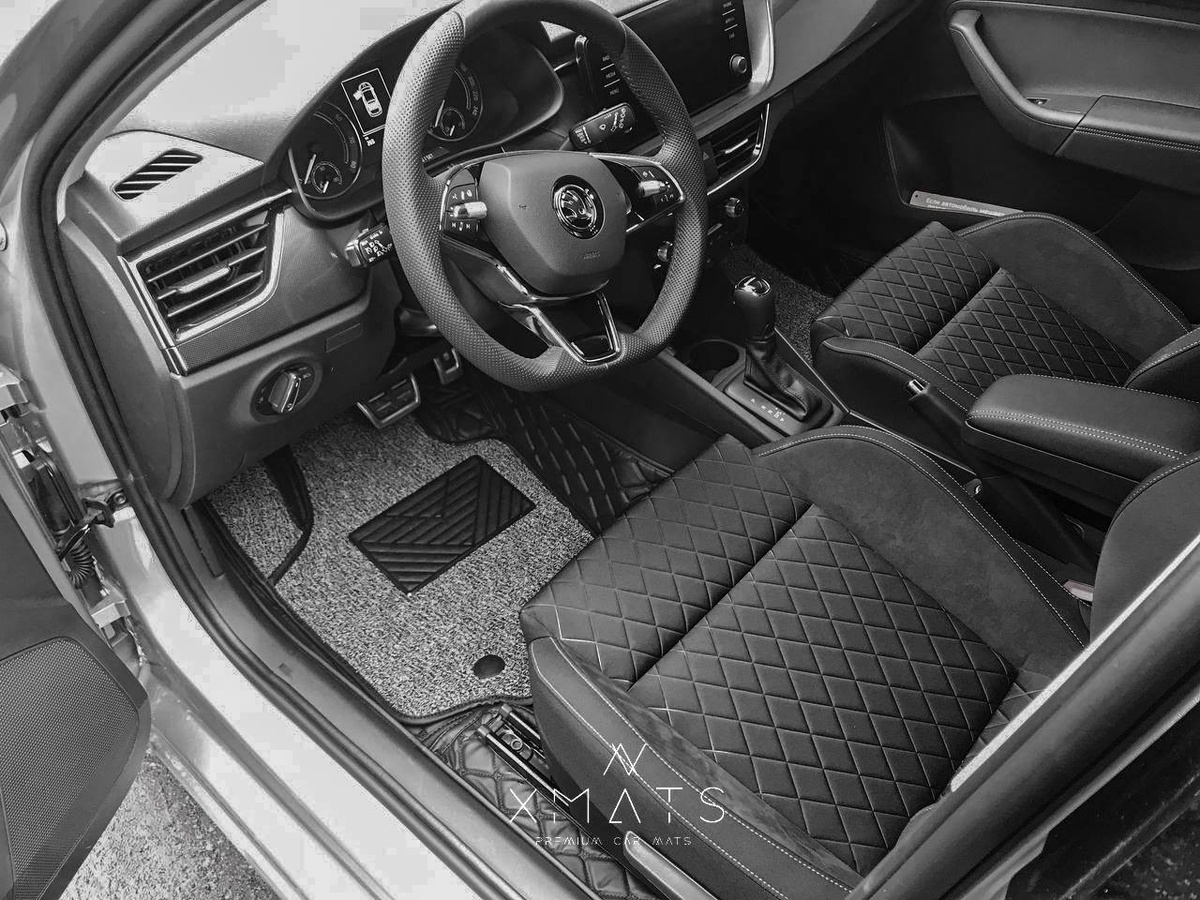 3D Коврики в салон на Skoda Rapid