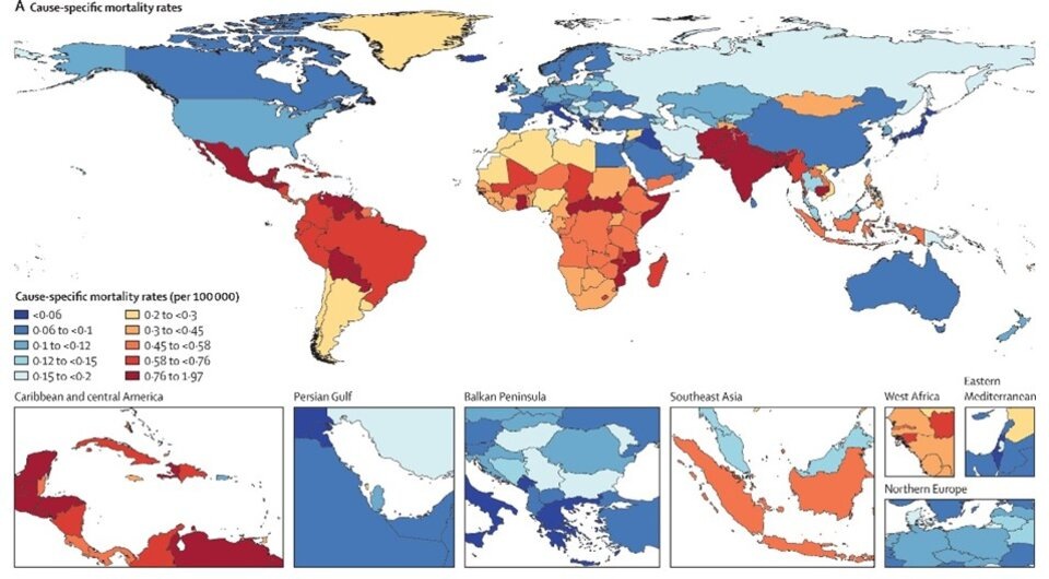   GBD 2021 Appendicitis Collaborator Group / The Lancet Gastroenterology & Hepatology, 2024