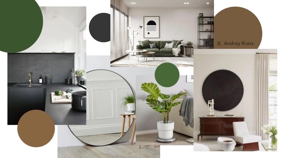 Мудборд стиля интерьера | Ⓒ Andrey Krass