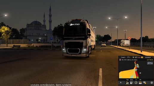 Euro Truck Simulator 2. Везу свинюшек на мясокомбинат в Стамбул