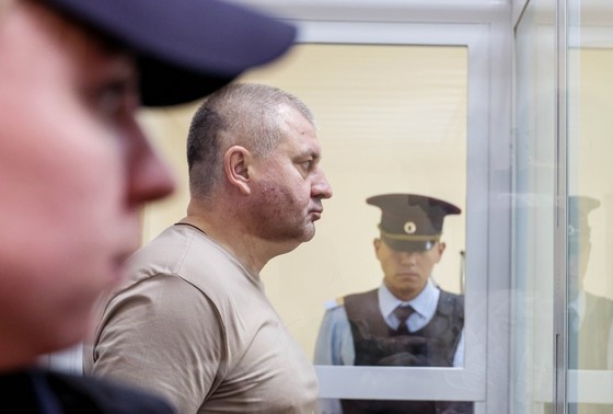    Россия. Москва. Начальник главного управления связи ВС РФ Вадим Шамарин в 235-м гарнизонном военном суде
