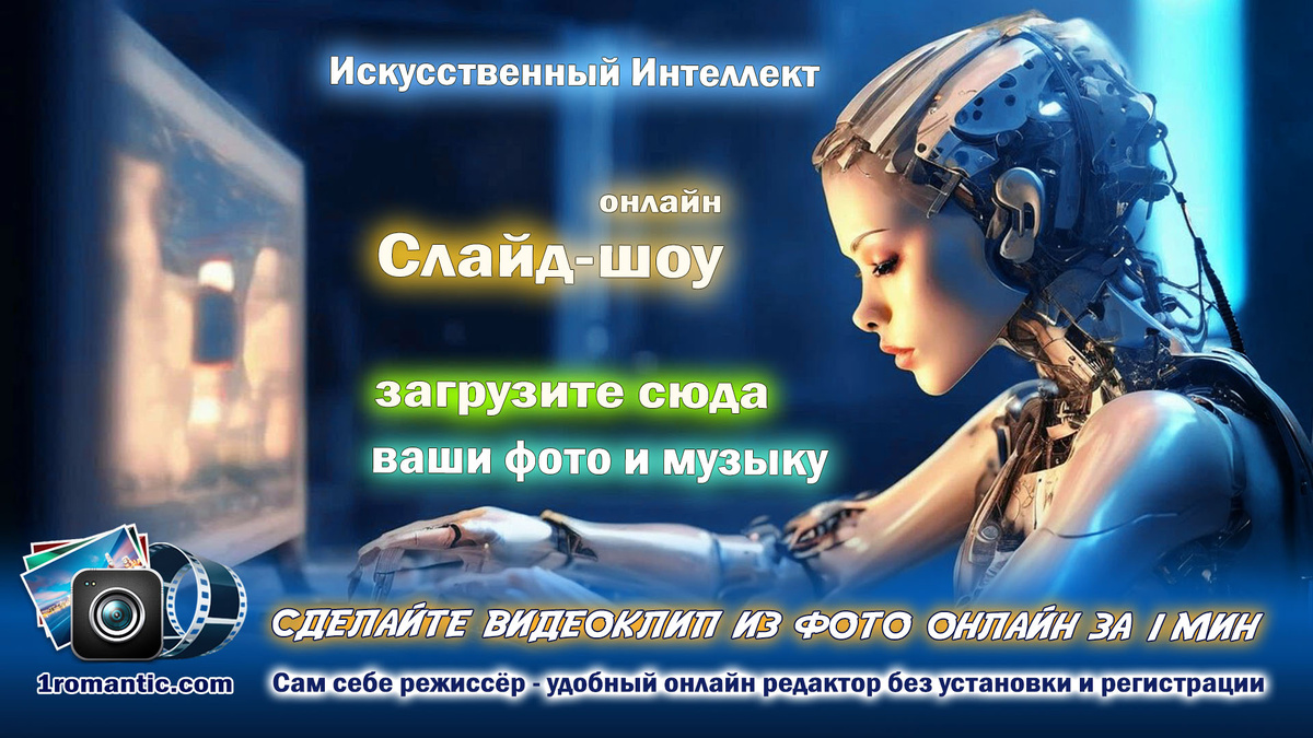 Создать видео из фото с музыкой онлайн