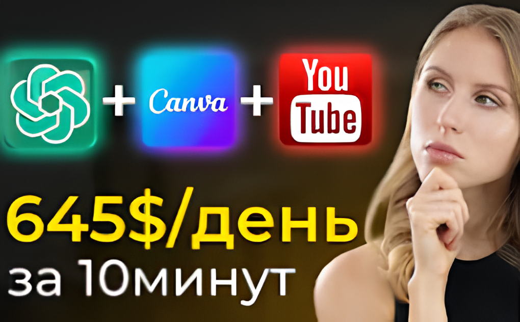  В этой я поделюсь своим опытом, как с помощью инструментов искусственного интеллекта можно создать 300 коротких видео всего за несколько минут и эффективно монетизировать этот контент на различных платформах. Основные инструменты, которые мы будем использовать, это ChatGPT и Canva.

Шаг 1: Исследование и Идеи для Контента
Первый шаг к созданию успешного канала — это исследование и генерация идей. На этом этапе важно выбрать нишу, которая будет интересна широкой аудитории и в то же время не будет сильно конкурентной. Для этого можно воспользоваться ChatGPT. Например, можно запросить у ChatGPT 10 идей для коротких видео, которые можно автоматизировать.

Примеры возможных идей:

Ежедневные челленджи
Интересные факты
Цитаты дня
Шаг 2: Создание Сценариев в ChatGPT
После выбора идеи следующим шагом будет создание сценариев для видео. Поскольку ChatGPT имеет ограничения по количеству токенов, лучше разделить процесс на части. Например, можно запросить 50 сценариев для коротких видео и повторить этот процесс до достижения необходимого количества.

Шаблон запроса:

Название видео
Категория
Сам вызов или контент
Шаг 3: Дизайн Видео в Canva
Для создания визуального контента используем Canva. На этом этапе важно выбрать подходящие шаблоны для видео и адаптировать их под ваши сценарии. Canva позволяет создавать мобильные видео, что идеально подходит для платформы YouTube Shorts.

Шаги в Canva:

Выбрать шаблон мобильного видео.
Настроить шаблоны под ваш контент (текст, фон, шрифты).
Создать 50 видео для каждого шаблона.
Шаг 4: Автоматизация Создания Видео
Canva имеет функцию массового создания контента (bulk creation), которая позволяет автоматически создавать несколько видео на основе подготовленных сценариев. Для этого нужно:

Подключить данные сценариев в таблице.
Настроить шаблоны для автоматического заполнения.
Генерировать видео.
Шаг 5: Добавление Музыки и Завершение
После создания видео, следующим шагом будет добавление музыки. Лучше использовать музыку, доступную на платформе, куда вы будете загружать видео (YouTube, TikTok), чтобы алгоритмы платформы рекомендовали ваш контент.

Загрузите готовые видео с музыкой и не забудьте сделать их загрузку как отдельных файлов для удобства дальнейшего использования.

Заключение
Используя ChatGPT и Canva, можно создать 300 коротких видео всего за несколько минут. Эти видео можно использовать для создания контента на месяцы вперед, что значительно упростит процесс ведения канала и его монетизации. Экспериментируйте с разными идеями и шаблонами, чтобы найти наиболее подходящий стиль для вашей аудитории. Удачи!