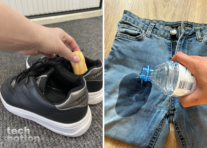 Для чего в обувь кладут мыло, а джинсы обливать минералкой. 10 советов, которые спасут ваши вещи от мусорника / Изображение: дзен-канал technotion