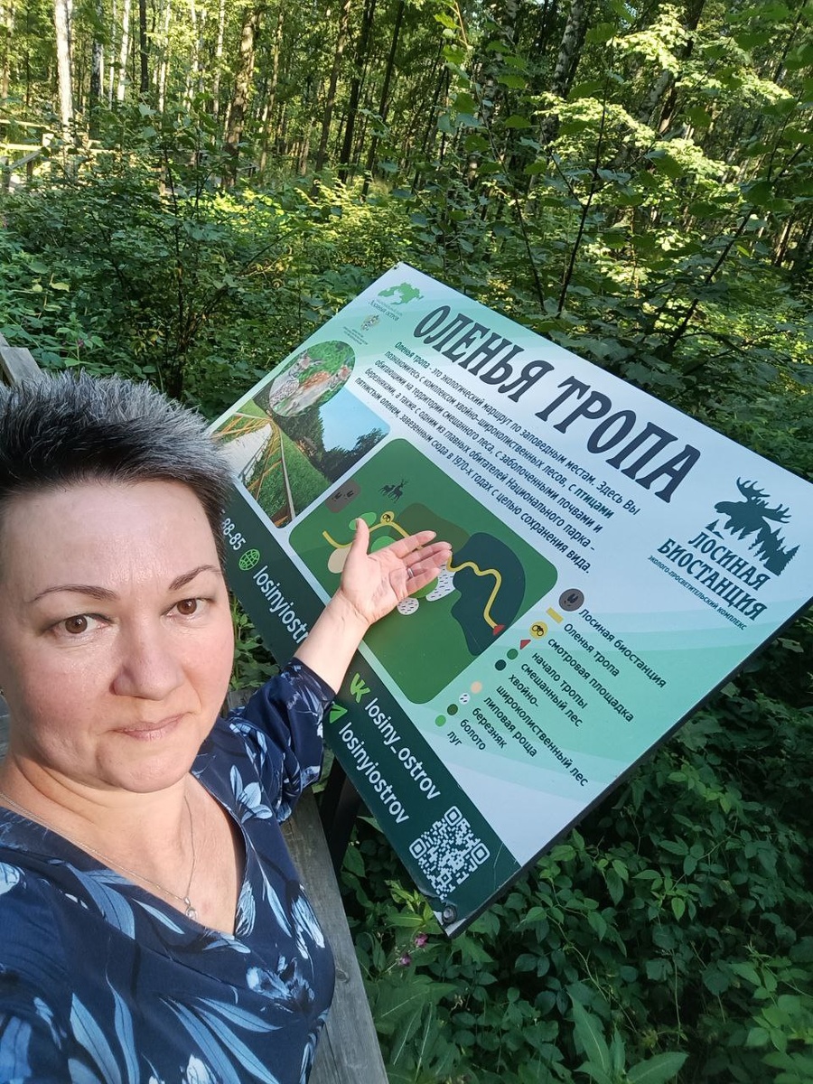 Самостоятельный обзорный маршрут по Лосиному острову. Фото из личного архива Языковой А.В.