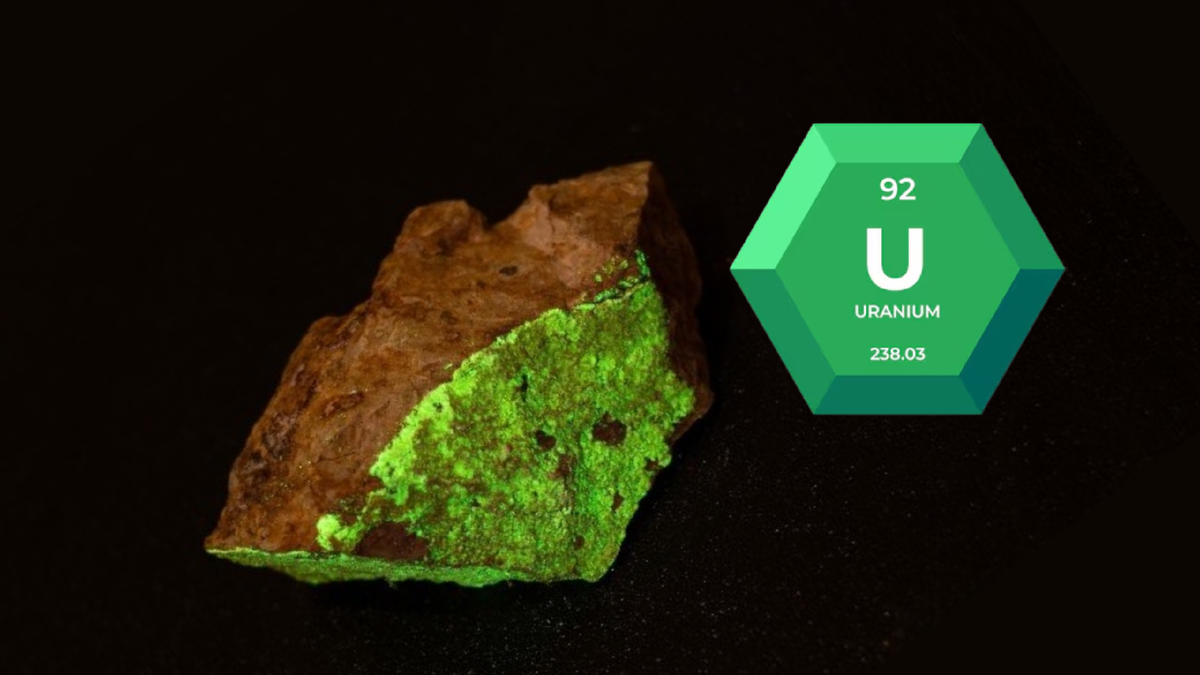 Урановый минерал. Источник: pyatigorsk.org