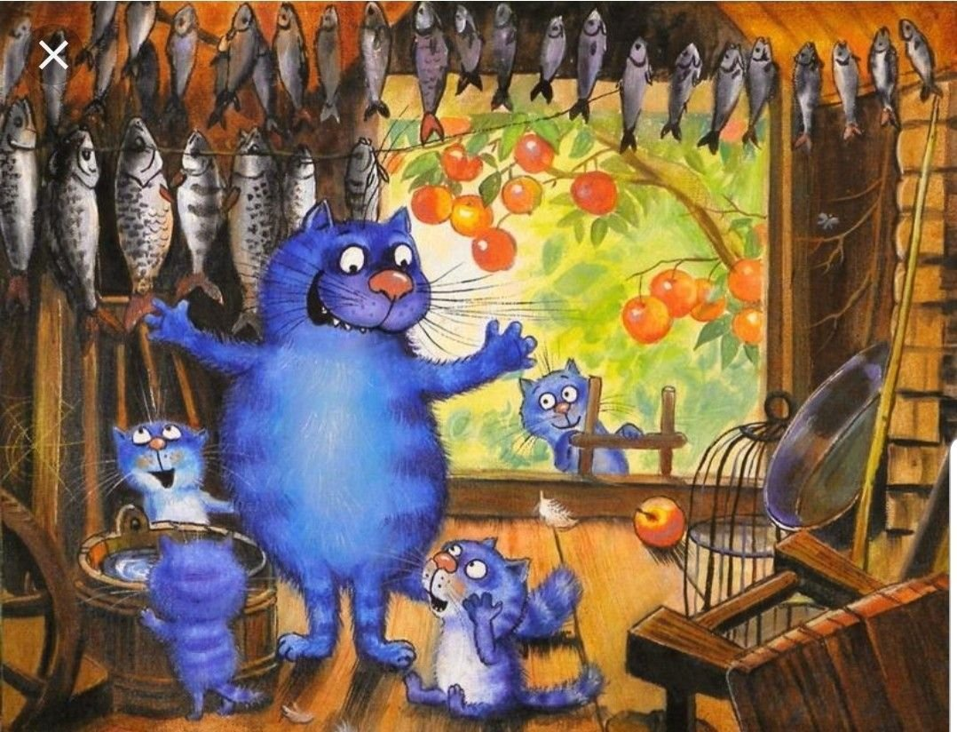 очаовательные коты Рины Зенюк