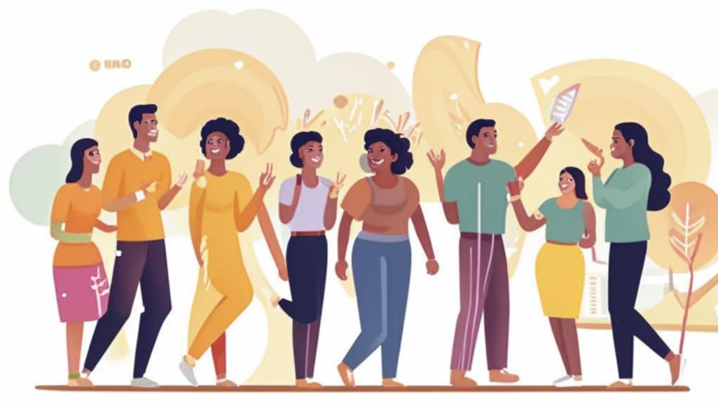 Группа поддерживающих друзей, наслаждающихся общением, демонстрирует важность межличностных отношений для психологического благополучия.