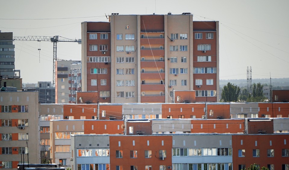    Вид на восстановленные дома по проспекту Ленина Александр ИВАНОВ