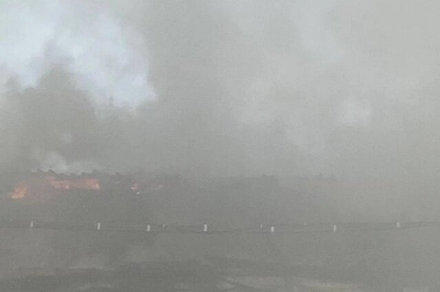    Пожар на мебельной фабрике в Ростове. Фото: администрация Ростова-на-Дону