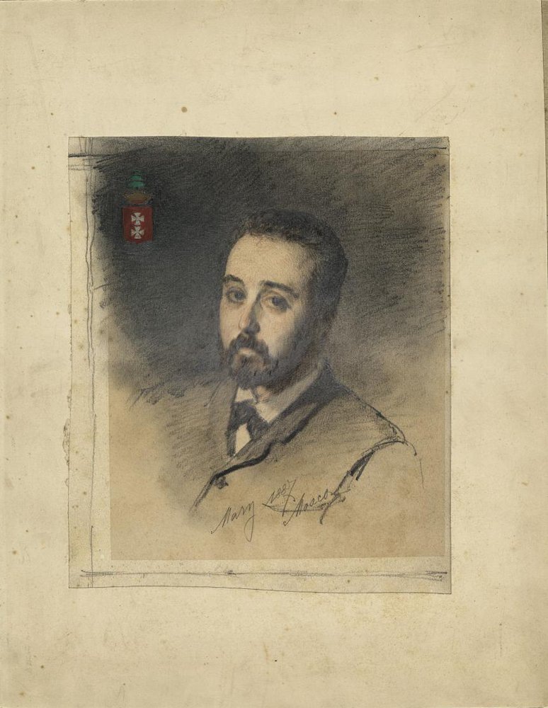 Портрет графа Сергея Дмитриевича Шереметева (1844 – 1918). 1887 г. Мари Казак Эристова (ур. Этлингер) М.В.