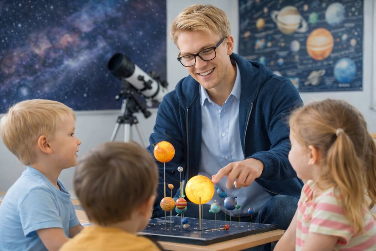 🔍 Звёзды, галактики, черные дыры – все это в ваших руках! Узнайте, как стать учителем астрономии и зажечь в сердцах учеников любовь к космосу 🌌. Погрузитесь в мир астрономических открытий и делитесь величием Вселенной! 🌠 #Астрономия #Учитель #Образовании