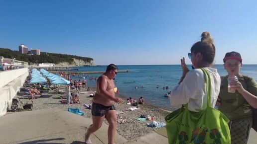 ДИВНОМОРСКОЕ 🌞ДОБРОЕ ВРЕМЯ НА ПЛЯЖЕ ВОЕННОГО САНАТОРИЯ 🏊‍♀️👍