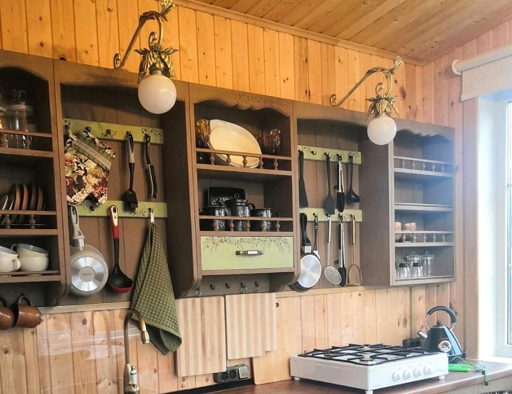 Полки: комплект полок в стиле Прованс для кухни  © https://www.livemaster.ru/item/52593929-dlya-doma-i-interera-polki-komplekt-polok-v-stile-provans-dly