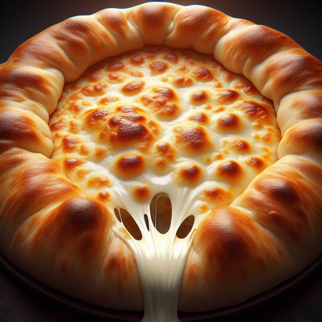 Хачапури - блюдо грузинской кухни, национальное мучное изделие, булка с начинкой из сыра. В 2019 году хачапури присвоен статус нематериального памятника культурного наследия Грузии.