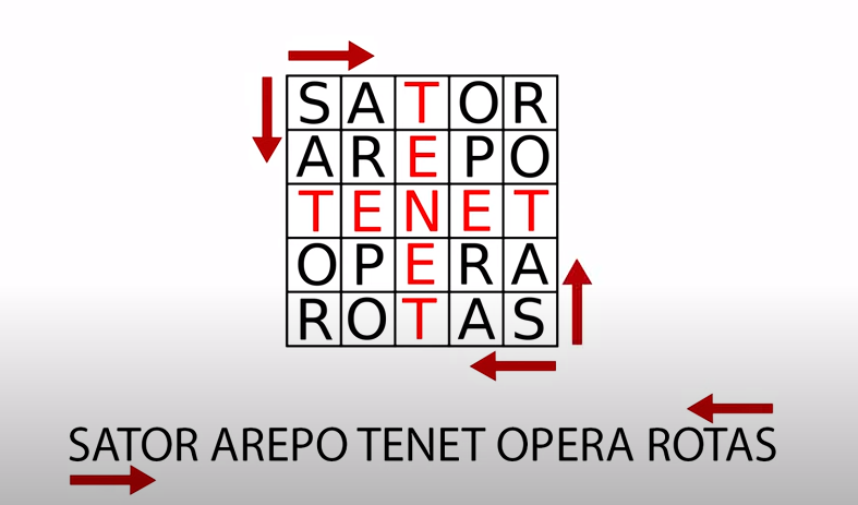 Магический квадрат S A T O R  A R E P O T E N E T O P E R A R O T A S