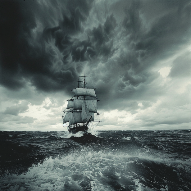 На борту корабля находилось 10 человек, включая жену и дочь капитана Бриггса.