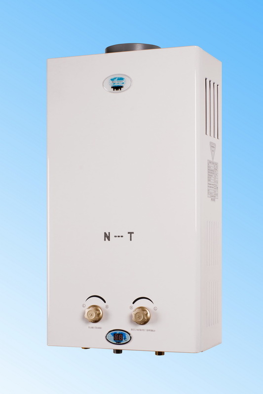 Водонагреватель Нева-Транзит ВПГ-10ЕИ серии Standart Display белый цвет