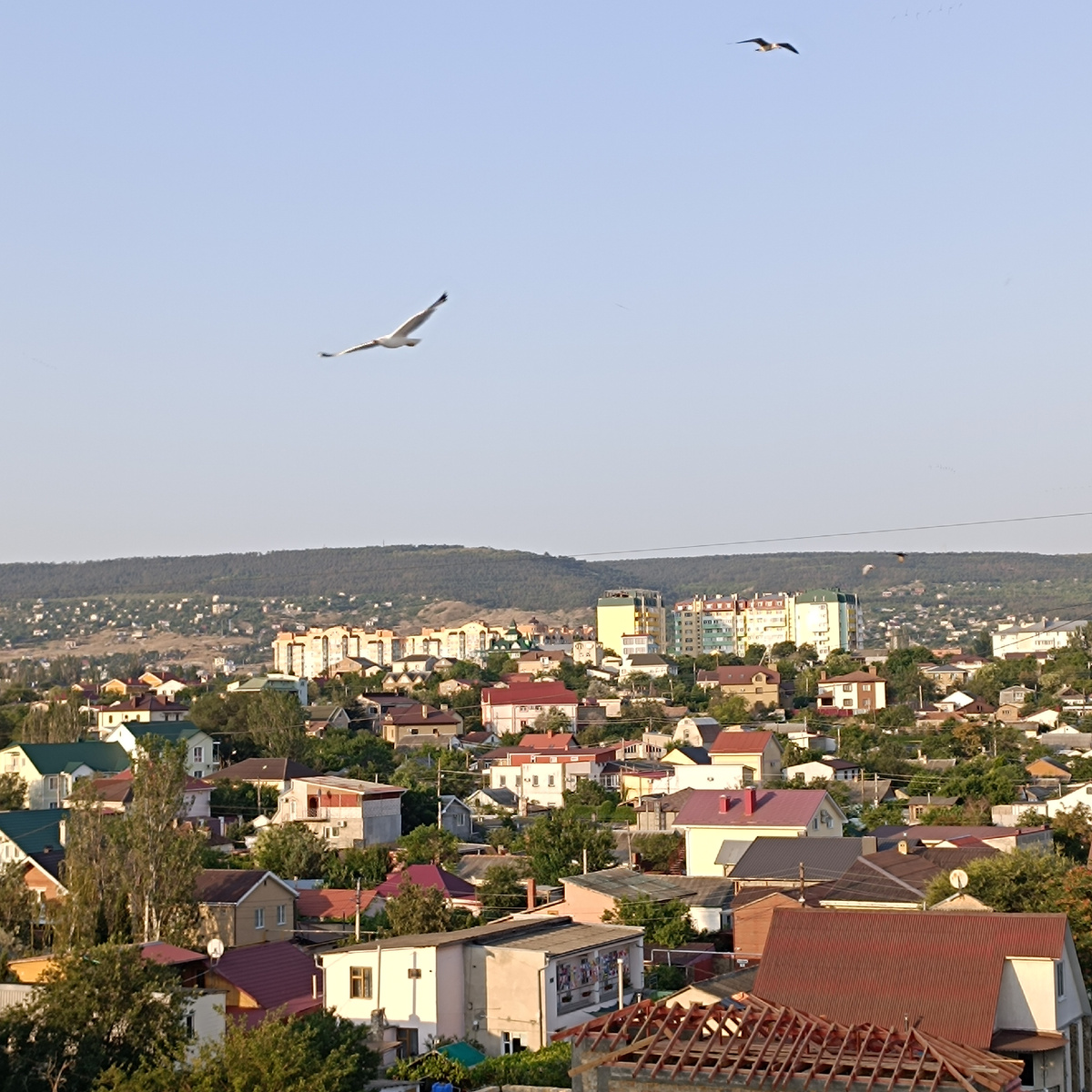 Вид с балкона. Доброе утро, моя Феодосия 🥰