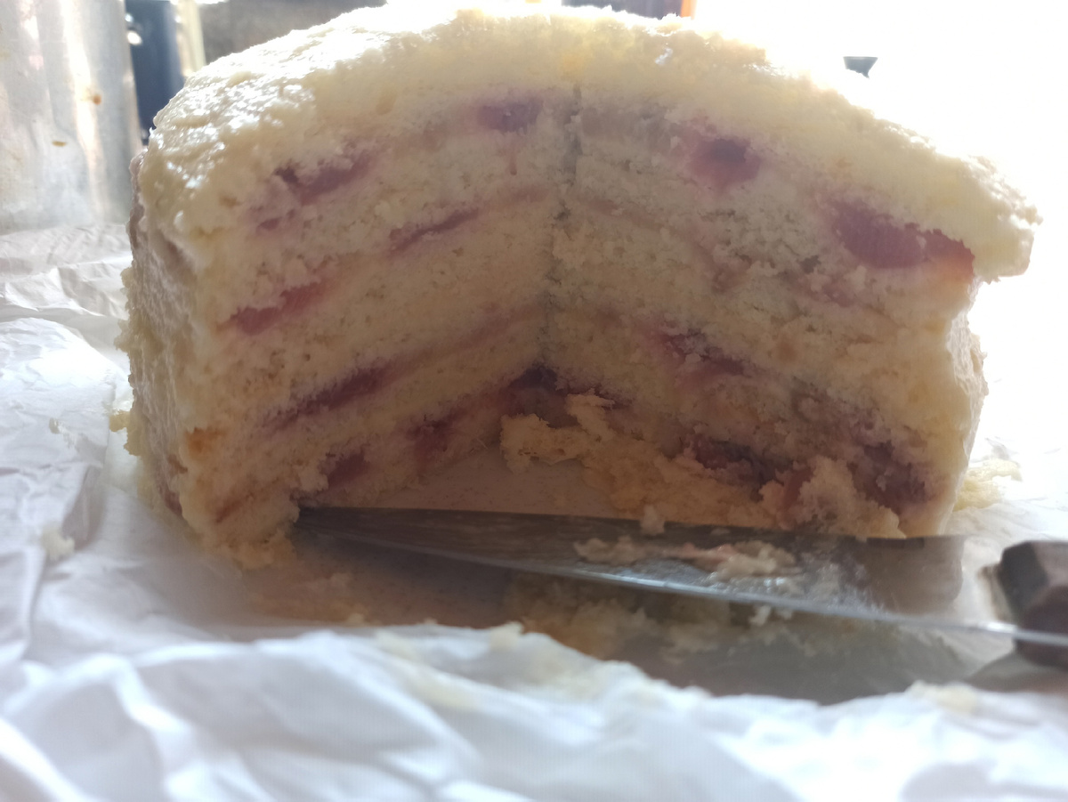 И вот такой разрез получился