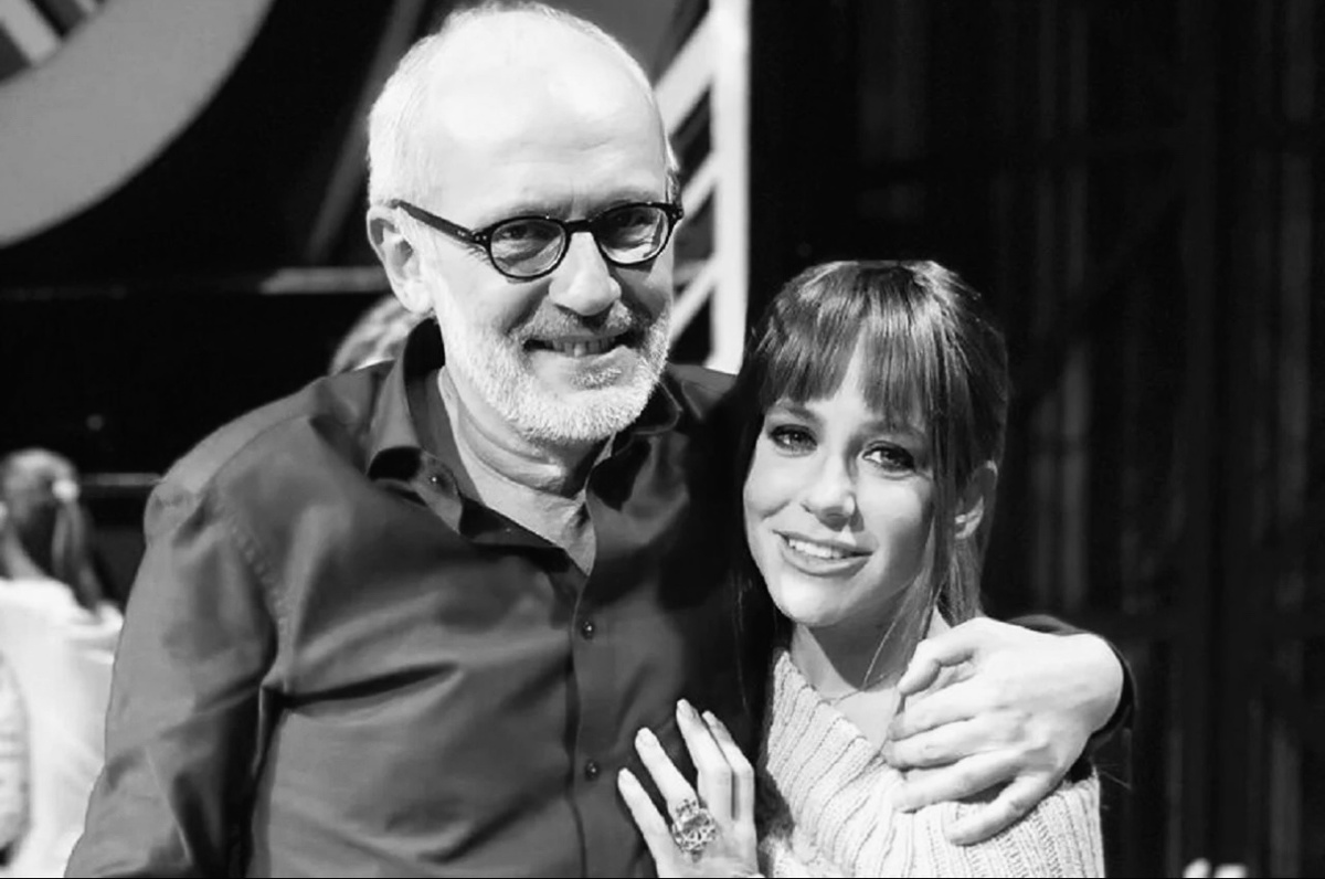 С соведущей Юлией Барановской