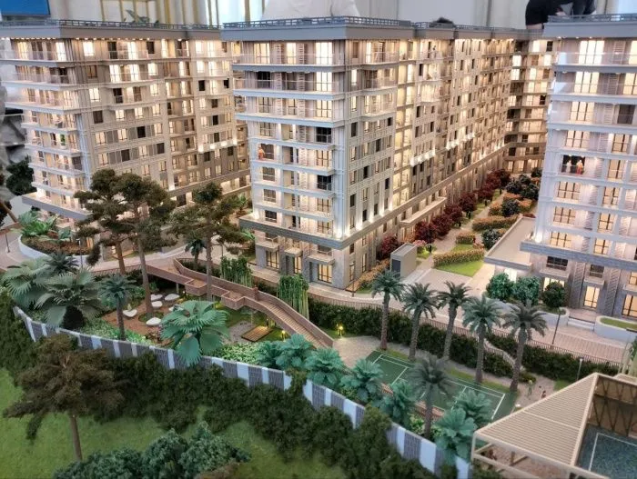 Макет ЖК «Нескучный сад» («Неометрия»). Фото: «Эксперт Юг»