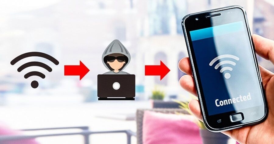 MITM атака на сеть(человек посередине). Я думаю из названия понятно, что в таком случае злоумышленник встраивается в вашу сеть и может просматривать ваш траффик