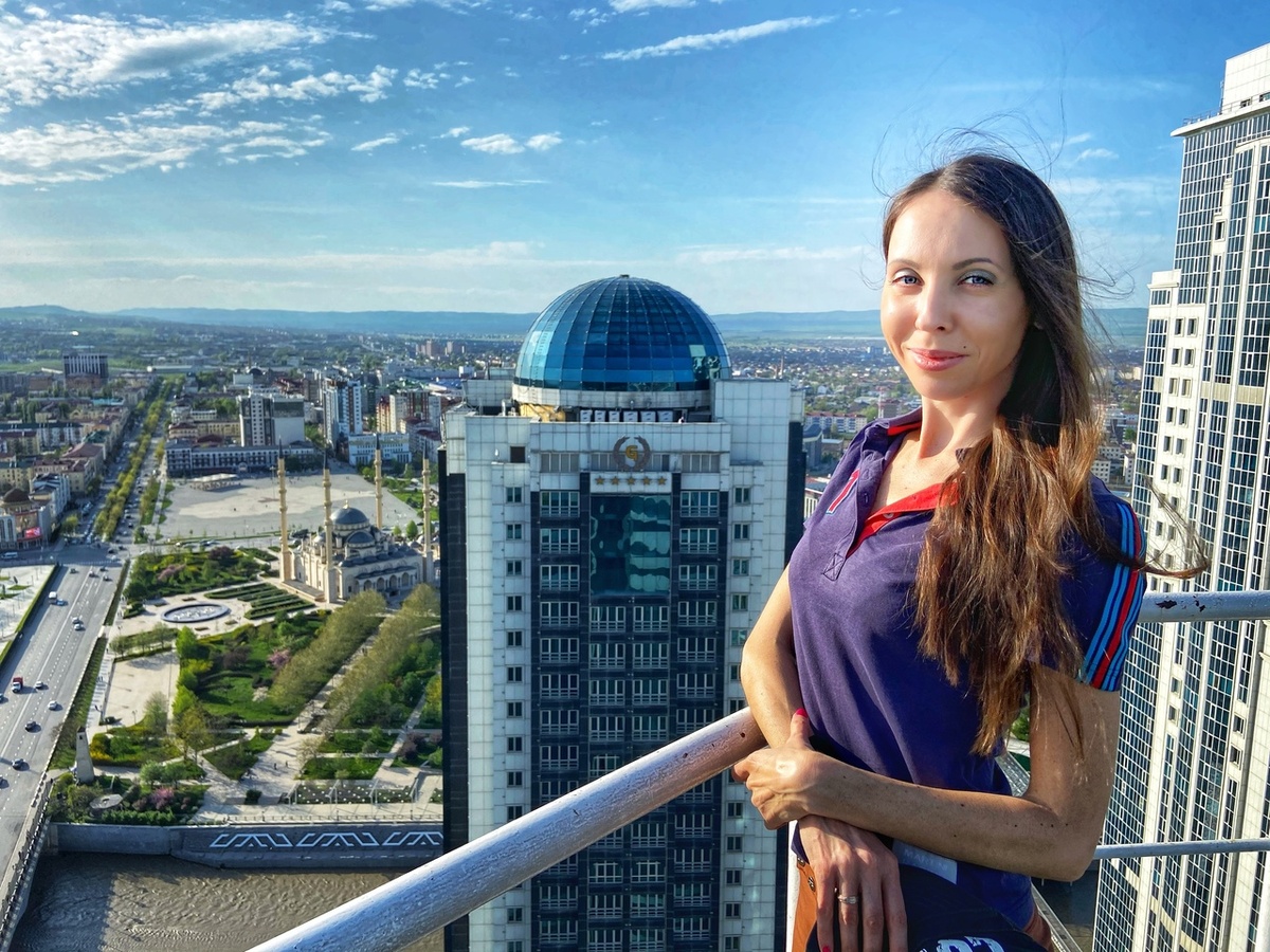 Грозный Сити, смотровая площадка.