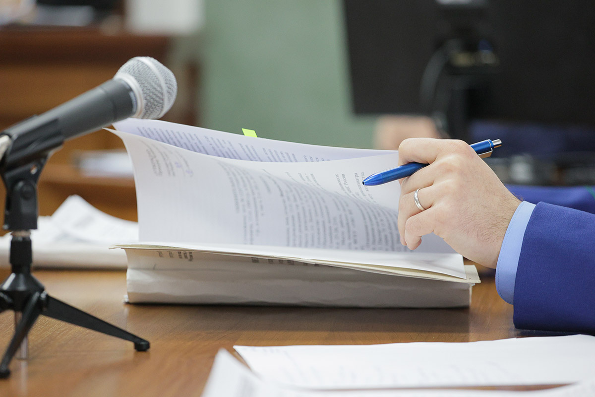 Суд проходил в закрытом режиме.  Фото: ФедералПресс / Иван Кабанов