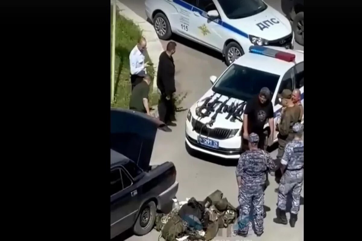    Набитую оружием «Волгу» остановили в Чебаркуле