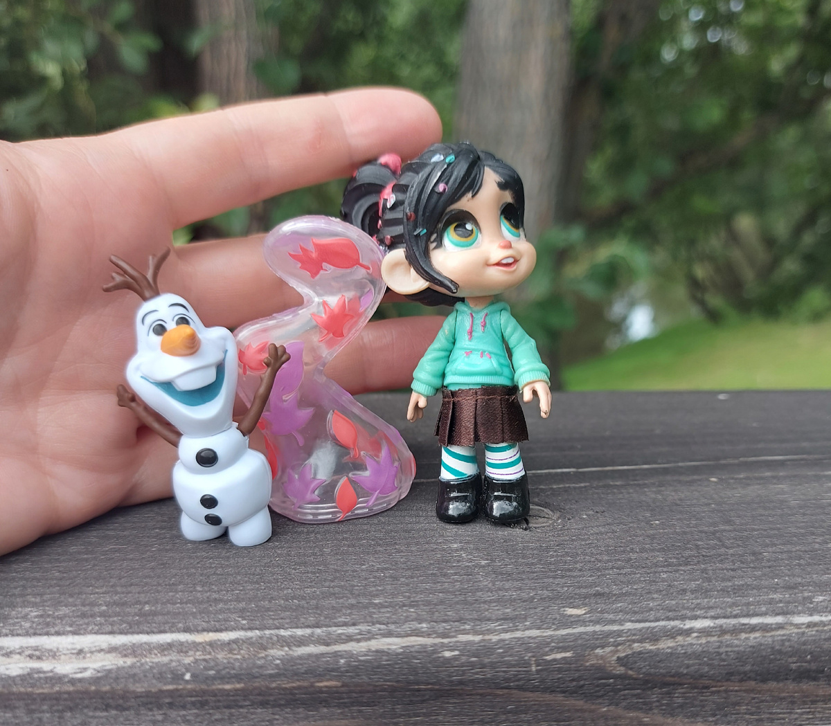 Олаф,  Дух Ветра и Ванилька