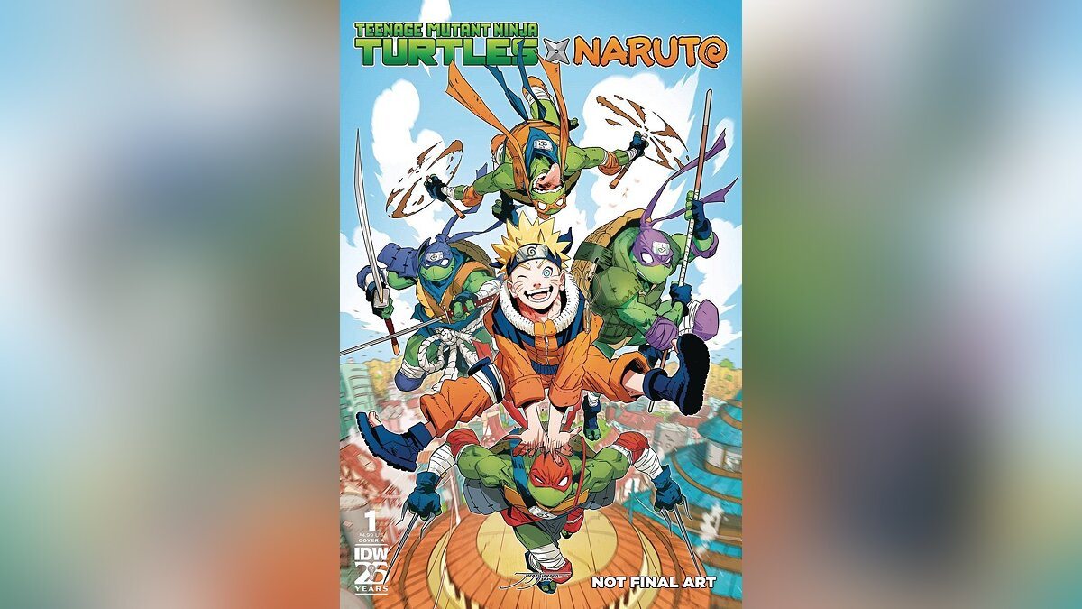 Кроссовер «Teenage Mutant Ninja Turtles x Naruto».