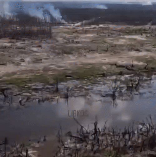    В одном украинские спикеры не соврали: село было полностью уничтожено уже к началу весны. Источник: ТГ-канал "Военный обозреватель"