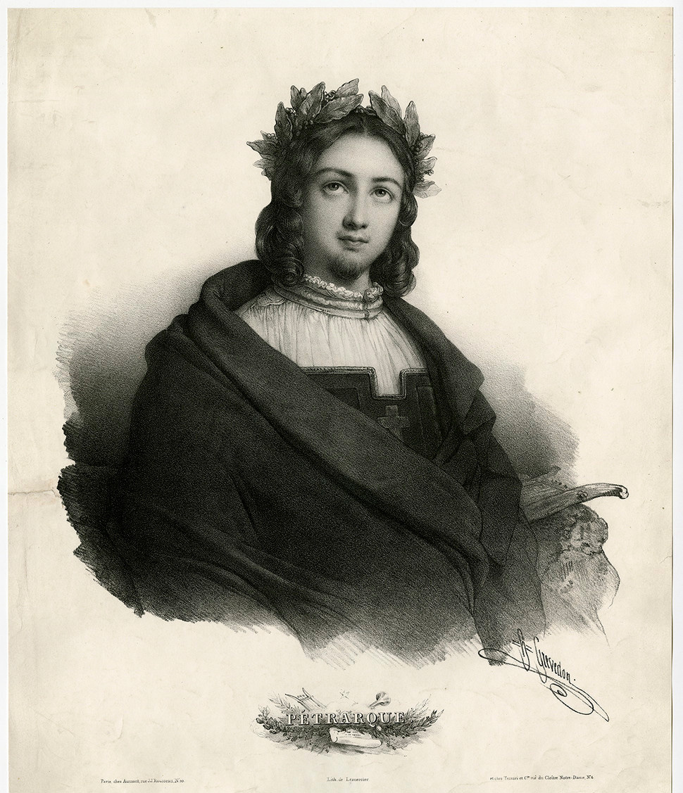 Пьер-Луи Греведон. Франческо Петрарка. Ок. 1830 г.