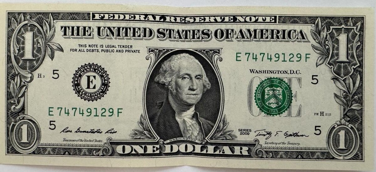 «РБК Инвестиции»📷Купюра номиналом $1 не менялась с 1963 года