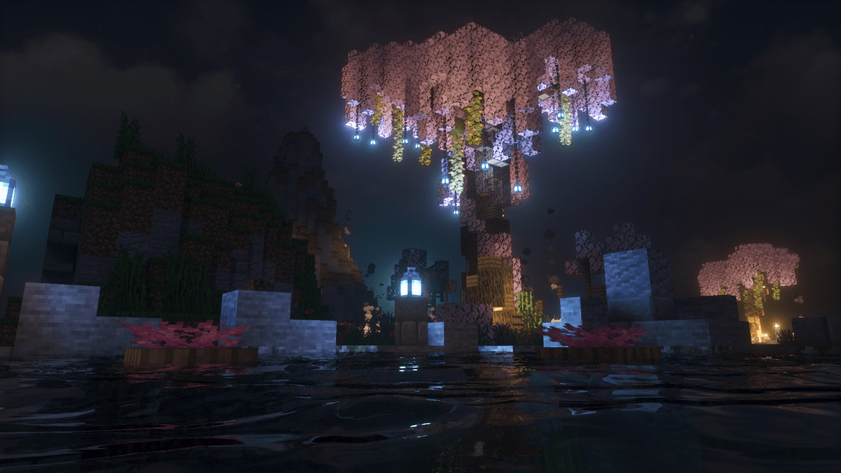 Скриншот из игры "Minecraft"