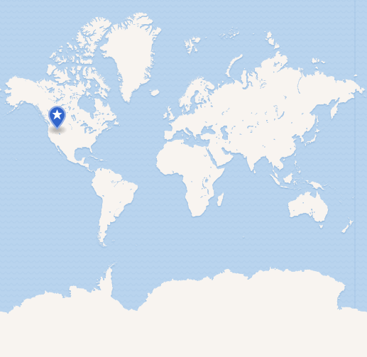 Кордильеры на карте мира 