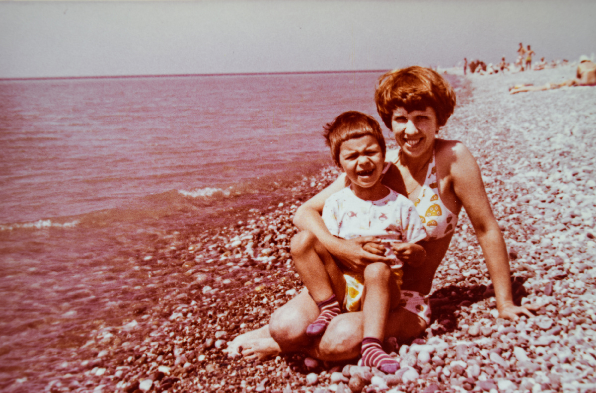 Я с Мамой. 1979 год. Чёрное море