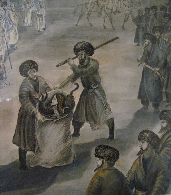 Надоевшую наложницу могли поместить в мешок и кинуть в воду 