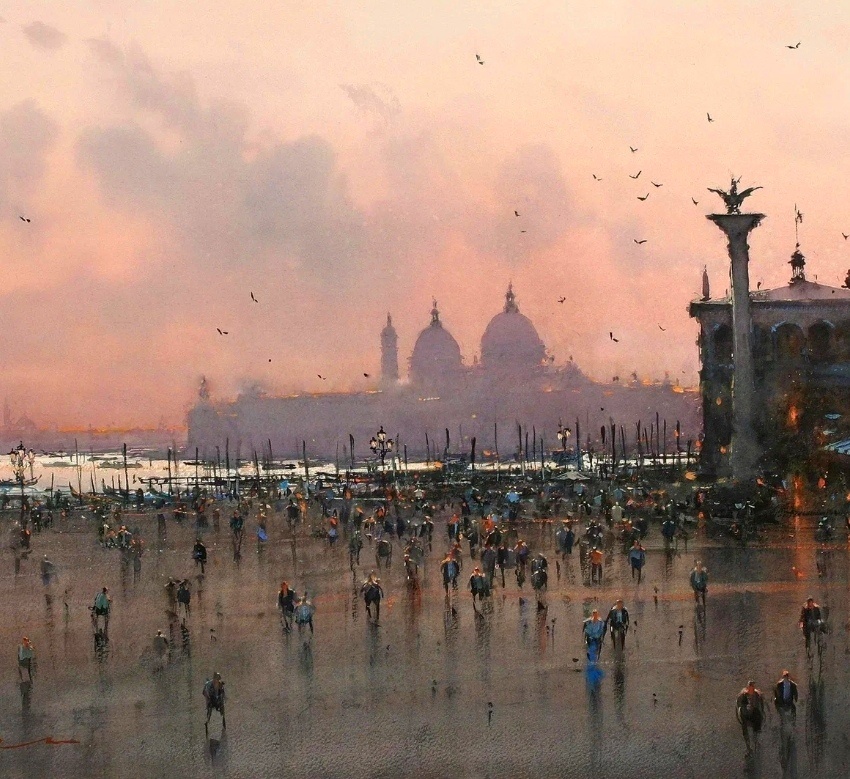 Венеция. Художник Джозеф Збуквич