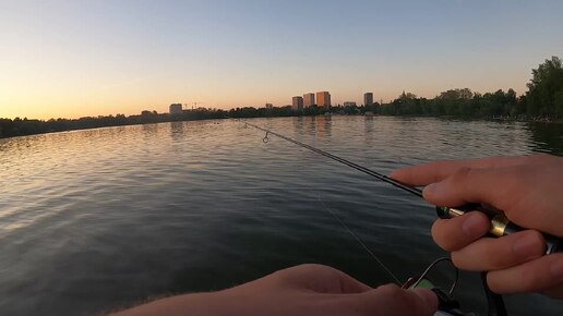 Рыбалка в Москве. Белое озеро.