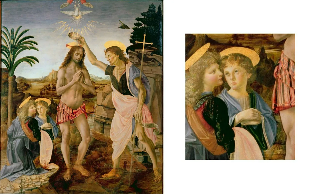 Крещение Христа (Верроккьо и Леонардо)