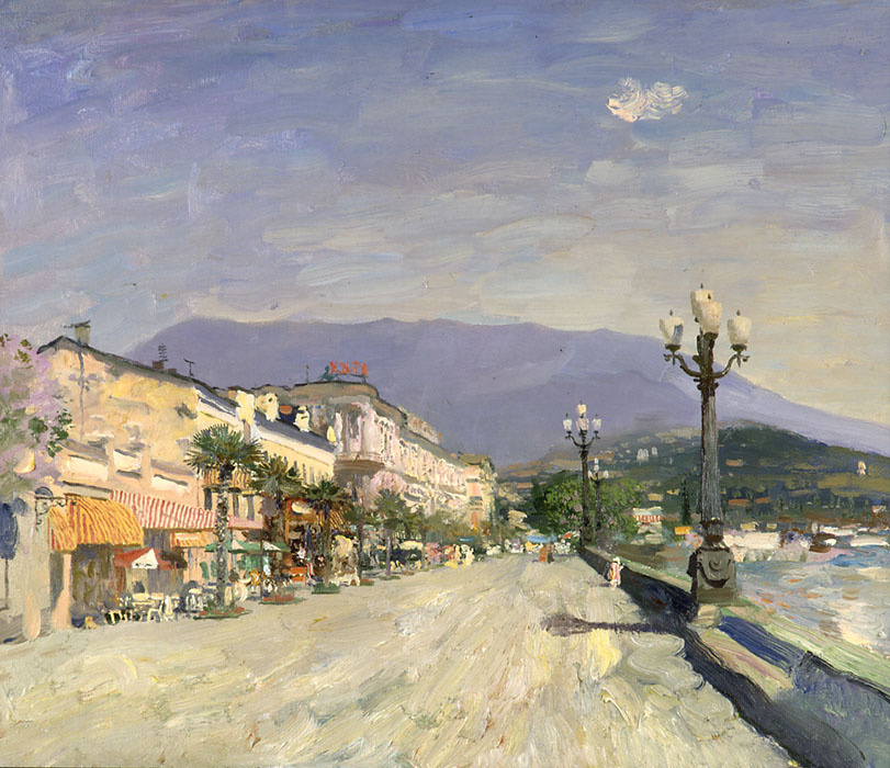 Художник Бато Дугаржапов, "ЯЛТА, КРЫМ", живопись, масло, 46 x 53 см. 