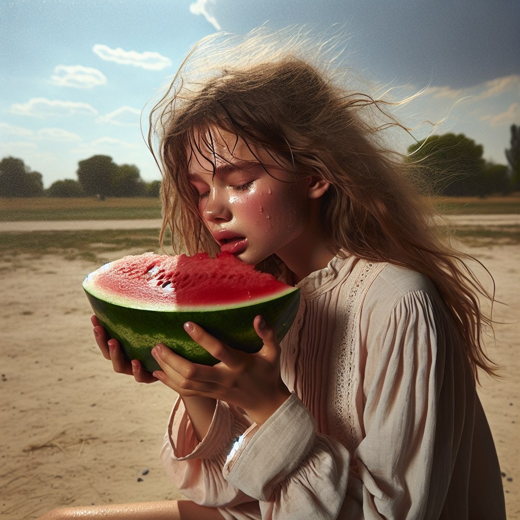 Изображение создано ИИ DALL-E 3 Питание в жару